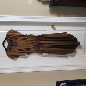 Ramy Brook copper silk Dress